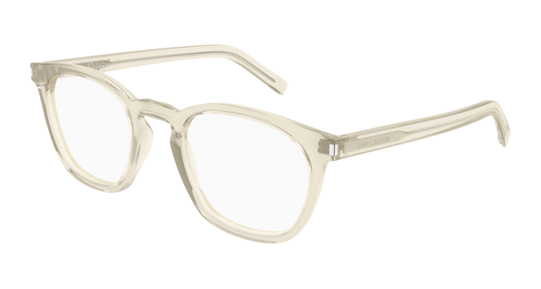 Óculos graduados saint laurent sl 28 opt 014 amarillo round/oval/panthos unisex tamanho 50mm - Vista principal