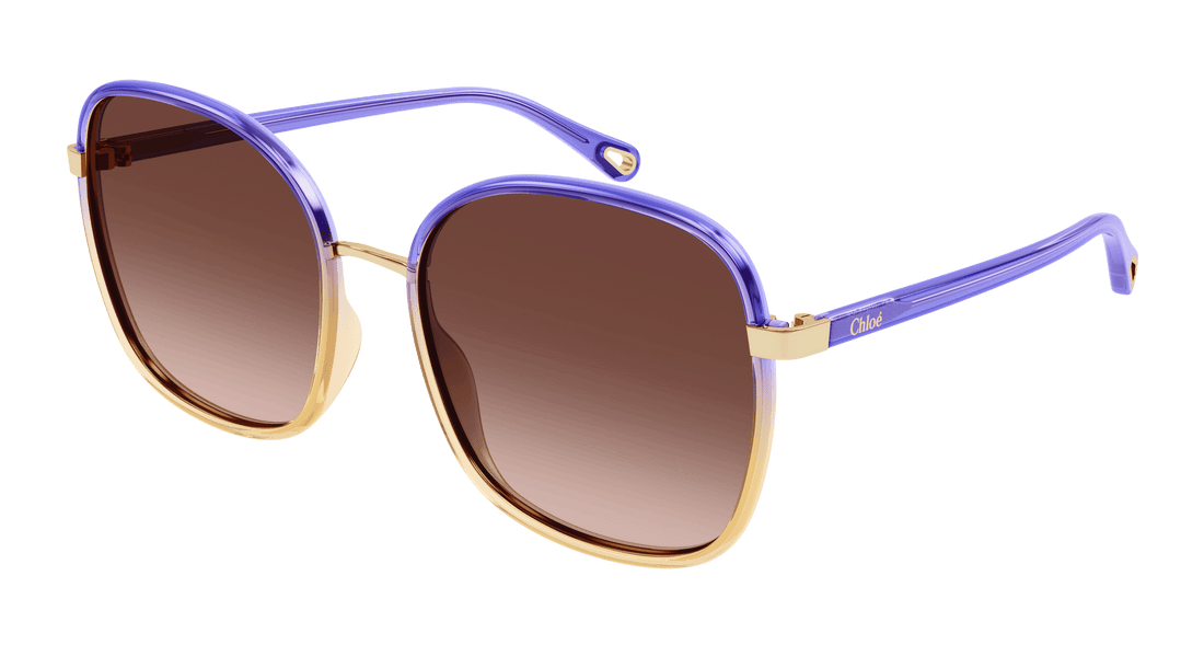 Sonnenbrillen chloé ch0031s 017 violeta square femenino größe 59mm - Hauptansicht