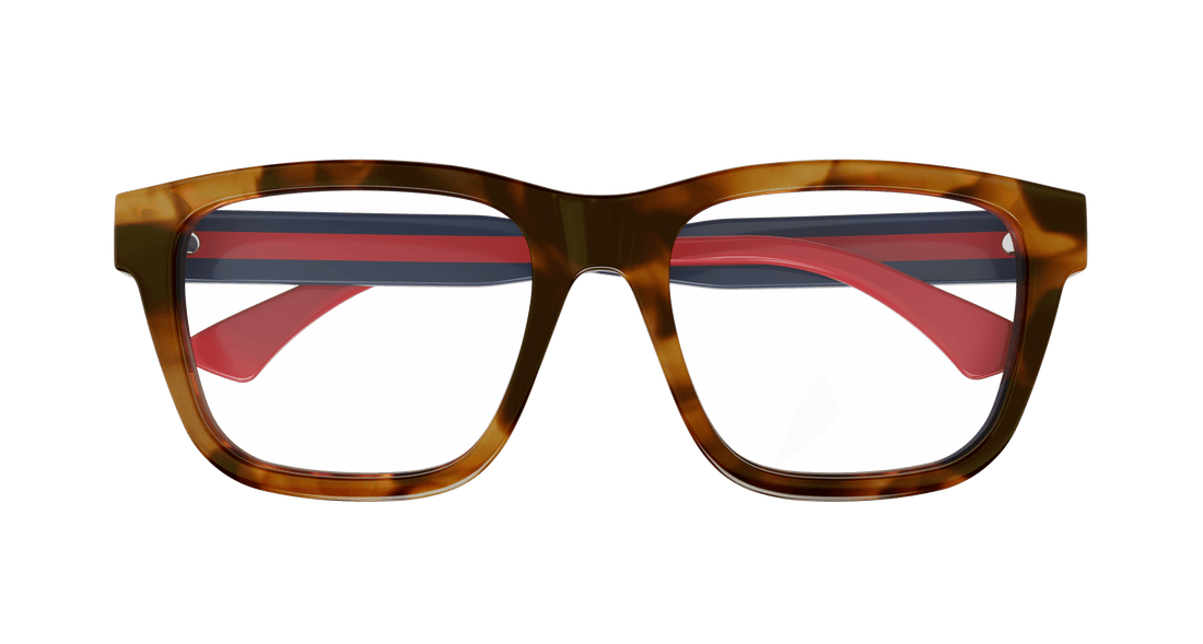 Brillen gucci gg1870o 007 havana square masculino größe 56mm - Detailansicht