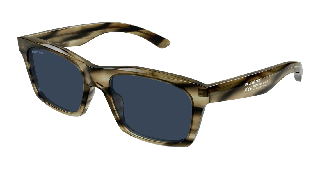 Sunglasses balenciaga bb0423s 004 havana rectangular / squared masculino size 56mm - Main view