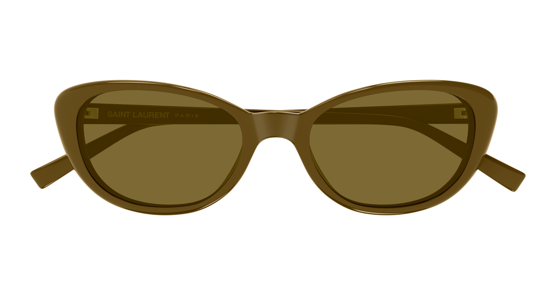 Solbriller saint laurent sl 822 003 marron cat eye femenino størrelse 52mm - Detaljeret visning