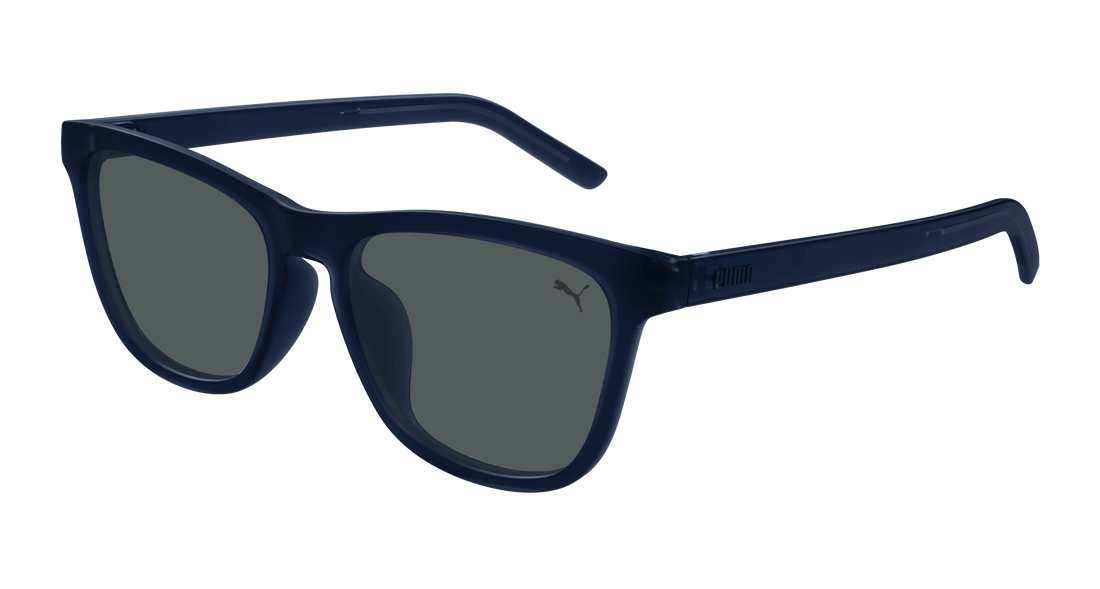 Sunglasses puma pu0501sa 003 azul square masculino size 56mm - Main view