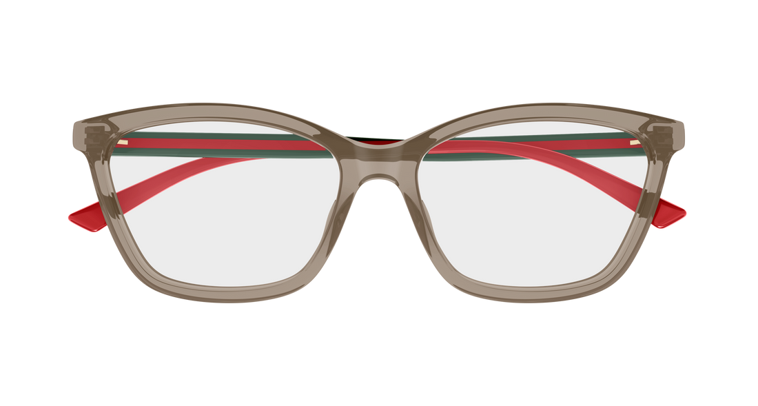 Occhiali da vista gucci gg1989o 003 marron cat eye femenino taglia 56mm - Vista dettagliata