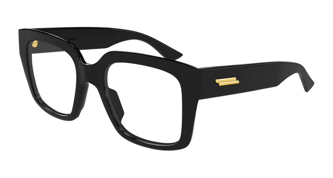 Gafas graduadas bottega veneta bv1409o 001 negro rectangular / squared femenino talla 51mm - Vista principal