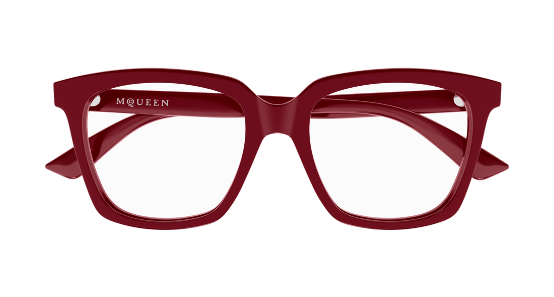 Brillen alexander mcqueen am0513o 005 burdeos cat eye femenino größe 53mm - Detailansicht