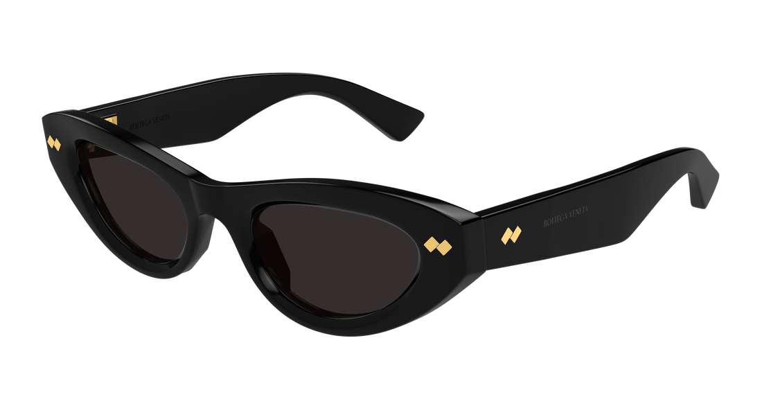 Óculos de sol bottega veneta bv1350s 001 negro cat eye femenino tamanho 50mm - Vista principal