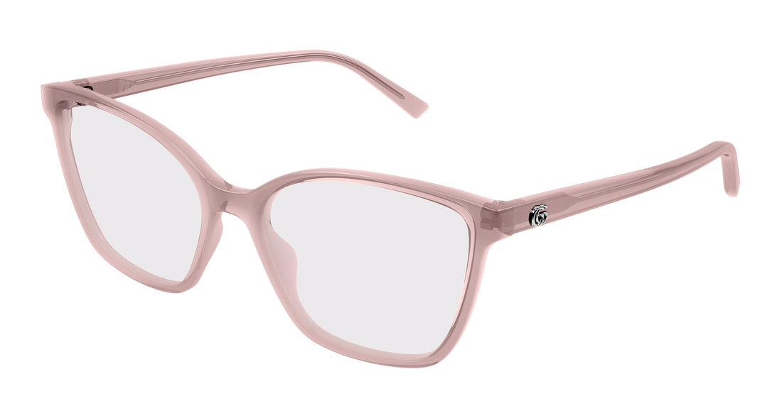 Occhiali da vista gucci gg1995o 007 rosa cat eye femenino taglia 56mm - Vista principale