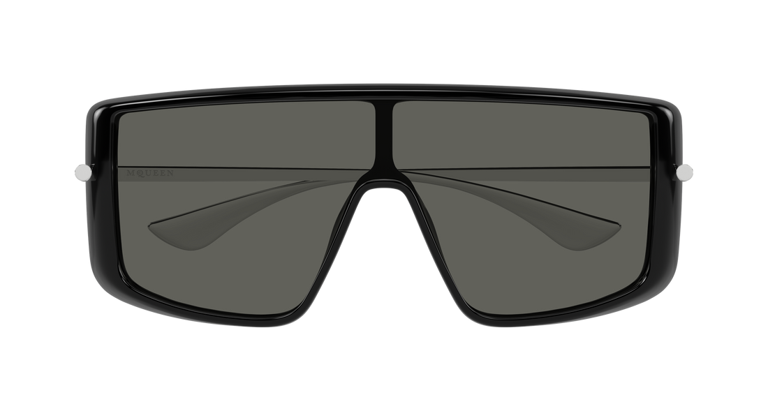 Occhiali da sole alexander mcqueen am0524s 001 negro rectangular / squared unisex taglia 99mm - Vista dettagliata