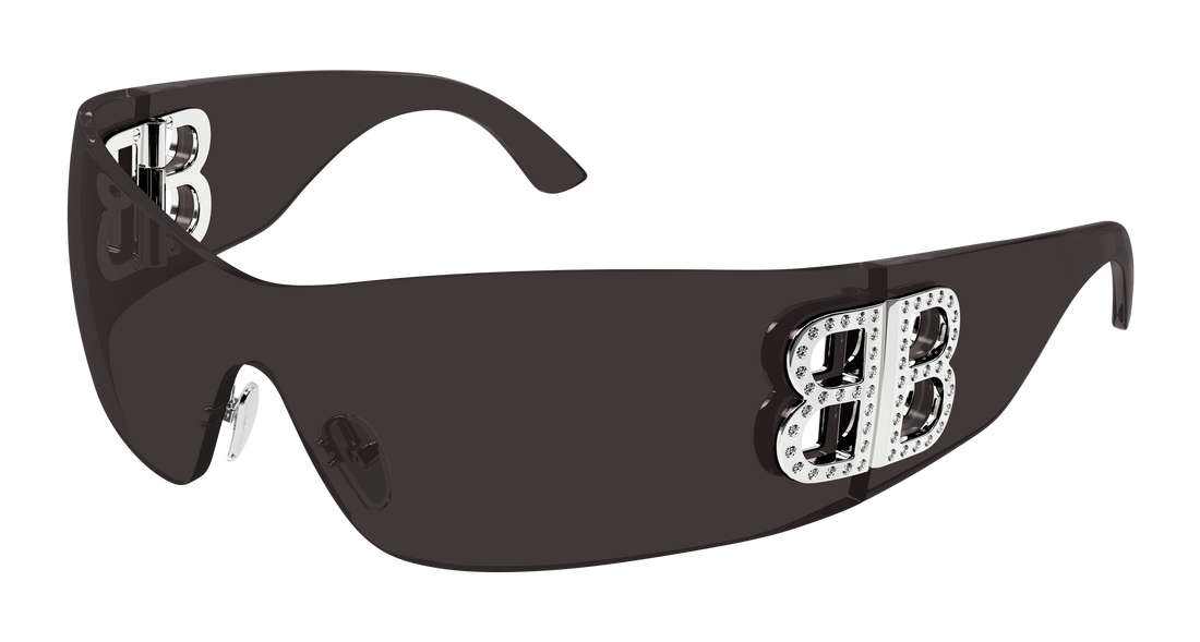 Gafas de sol balenciaga bb0359s 005 gris mask femenino talla 99mm - Vista principal