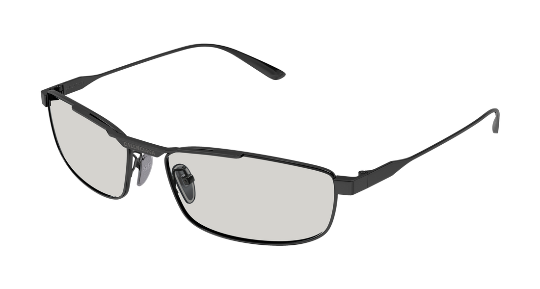 Lunettes de soleil balenciaga bb0451s 006 gris rectangular / squared unisex taille 61mm - Vue principale