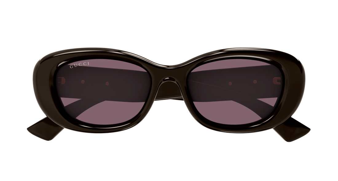 Gafas de sol gucci gg1829sk 004 marron round femenino talla 53mm - Vista de detalle