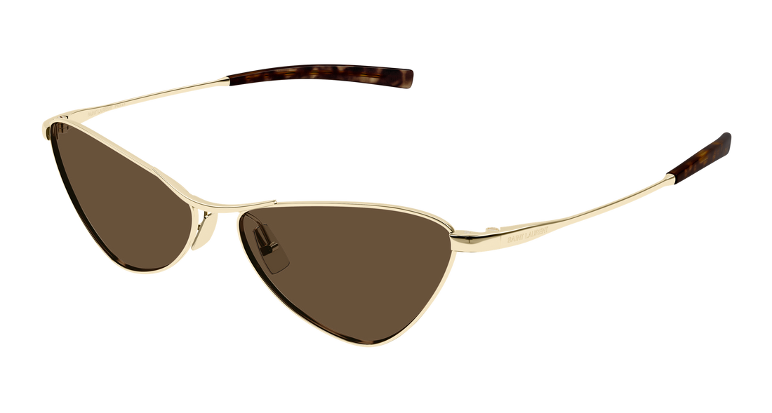 Óculos de sol saint laurent sl 830 004 dorado cat eye femenino tamanho 56mm - Vista principal