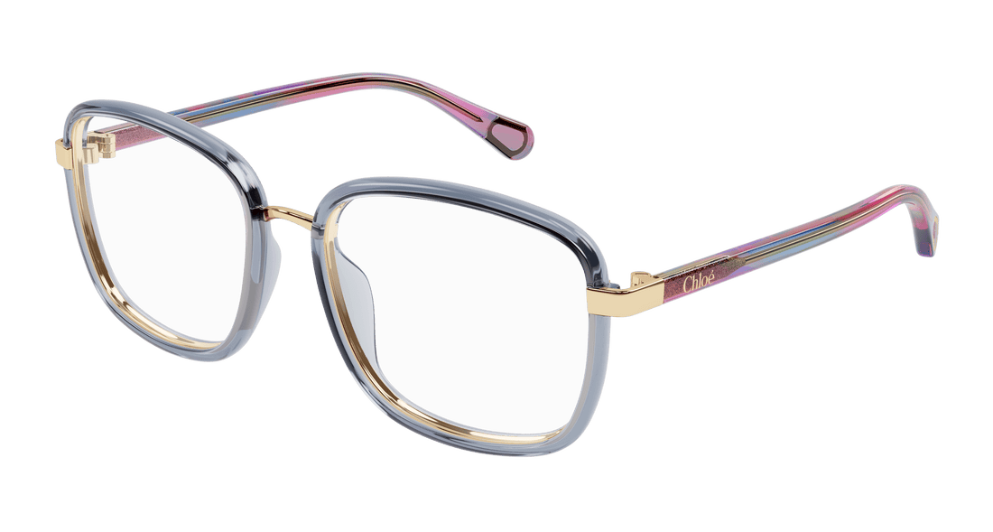 Brillen chloé cc0025o 003 gris square infantil größe 49mm - Hauptansicht