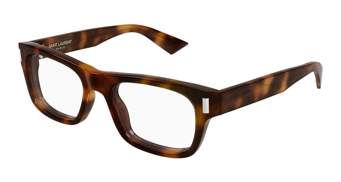 Brillen saint laurent sl 83 opt 003 havana rectangular / squared unisex größe 53mm - Hauptansicht