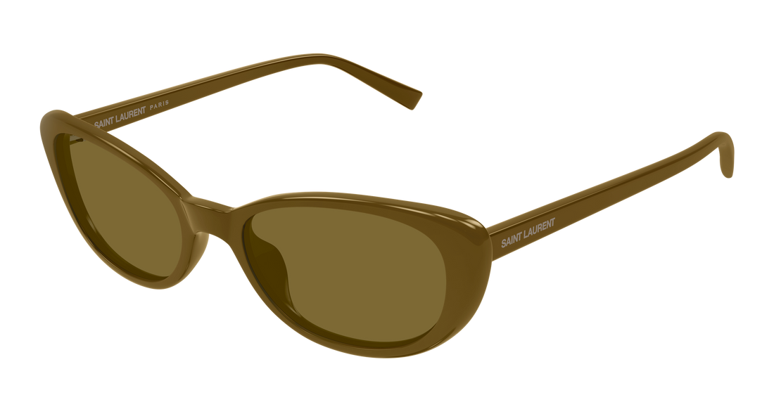 Solbriller saint laurent sl 822 003 marron cat eye femenino størrelse 52mm - Hovedvisning