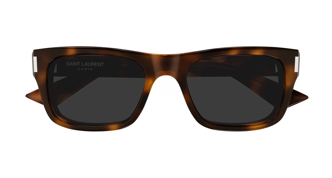 Óculos de sol saint laurent sl 83 002 havana rectangular / squared unisex tamanho 53mm - Vista de detalhe