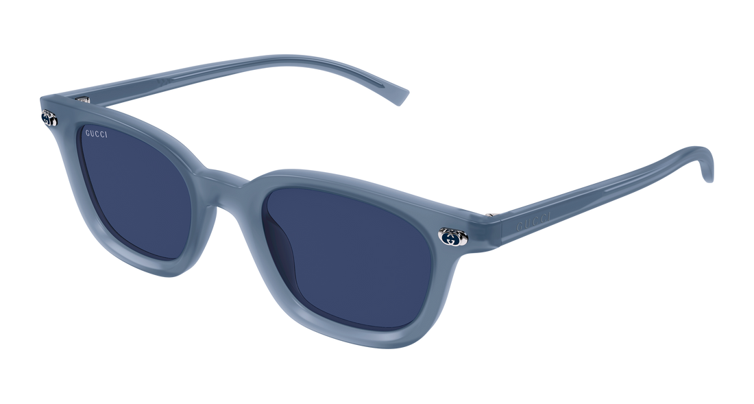 Occhiali da sole gucci gg1946s 004 azul round/oval/panthos masculino taglia 48mm - Vista principale