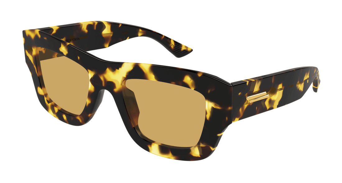 Óculos de sol bottega veneta bv1357s 003 havana square femenino tamanho 50mm - Vista principal