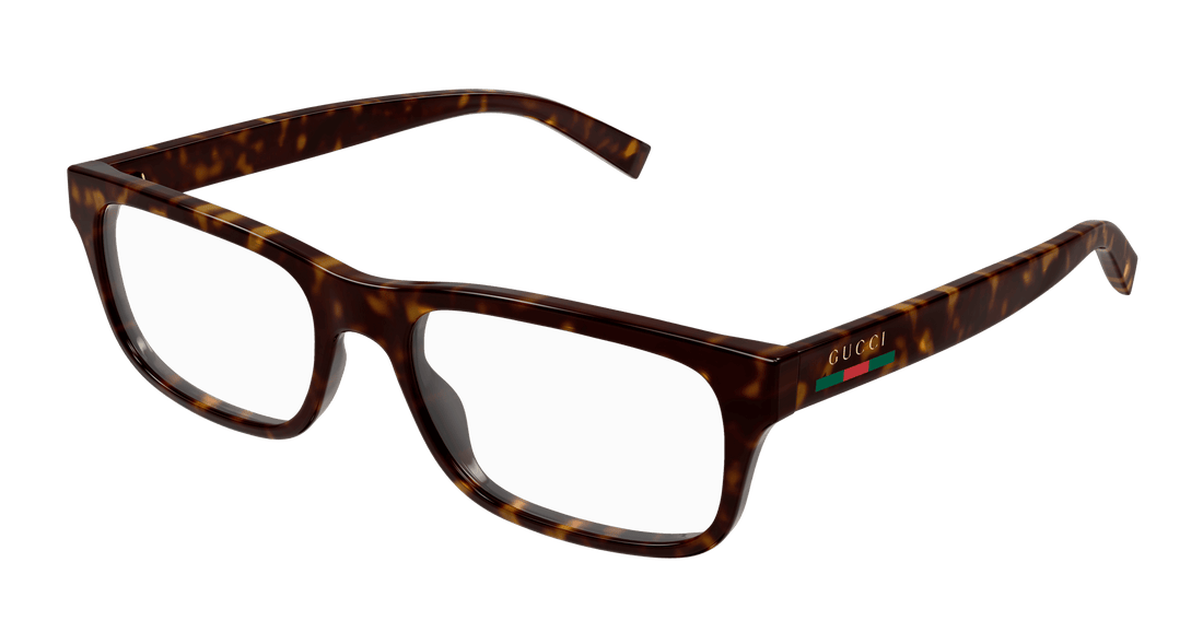 Brillen gucci gg1858o 002 havana square masculino größe 56mm - Hauptansicht