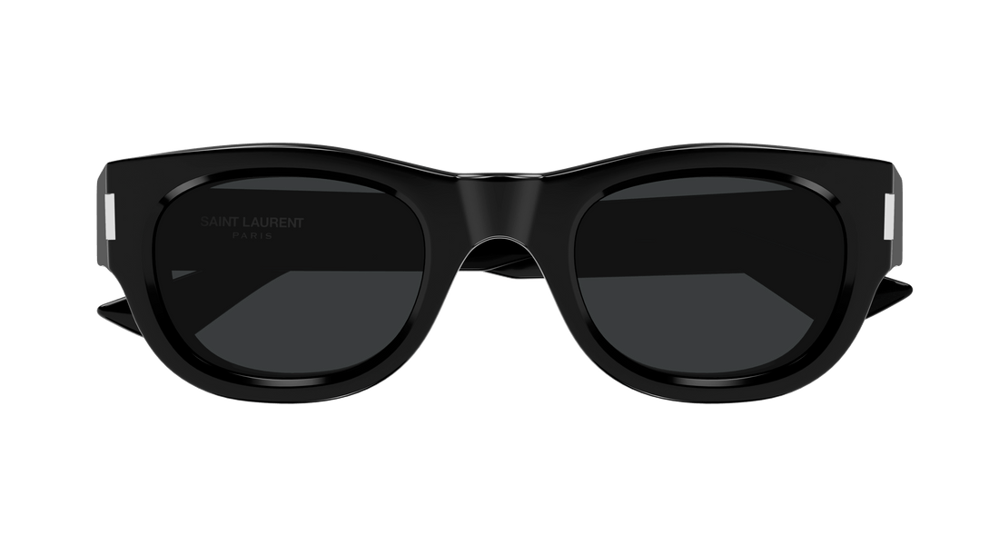 Sonnenbrillen saint laurent sl 761 001 negro round unisex größe 49mm - Detailansicht