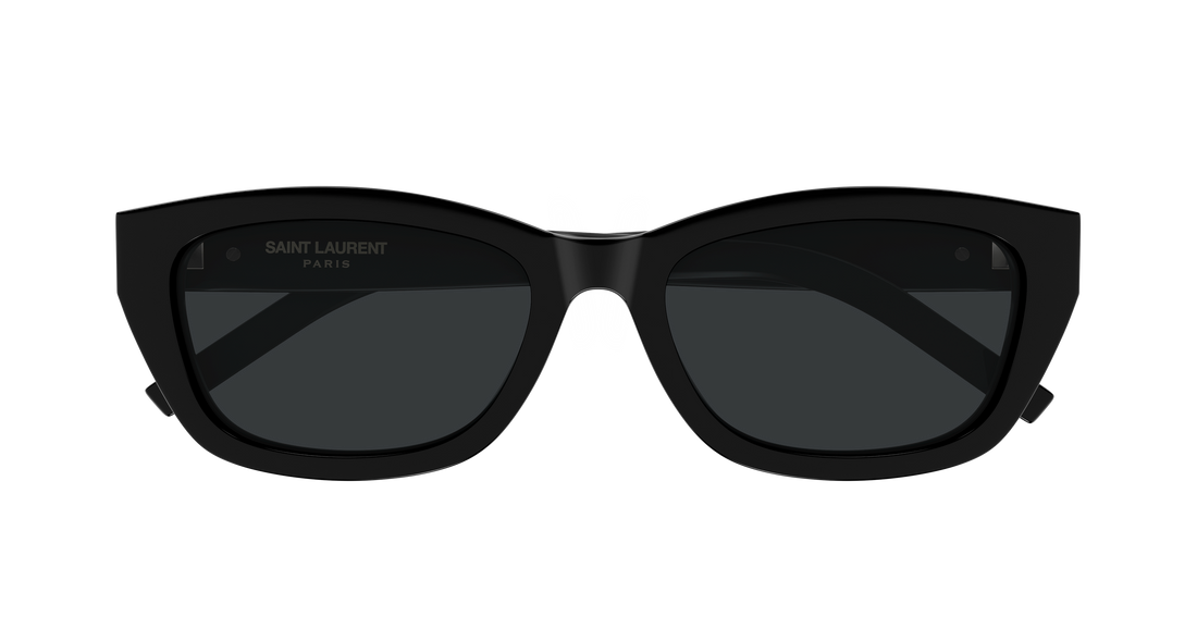 Óculos de sol saint laurent sl m153 001 negro rectangular / squared femenino tamanho 55mm - Vista de detalhe