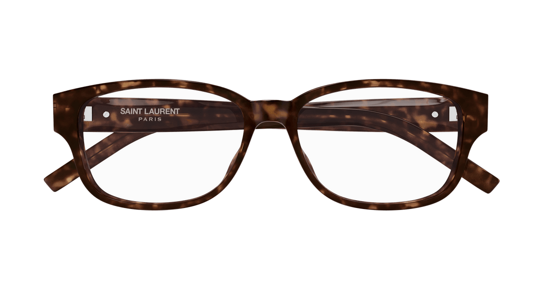 Prescription glasses saint laurent sl m149 002 havana square unisex size 52mm - Detailed view