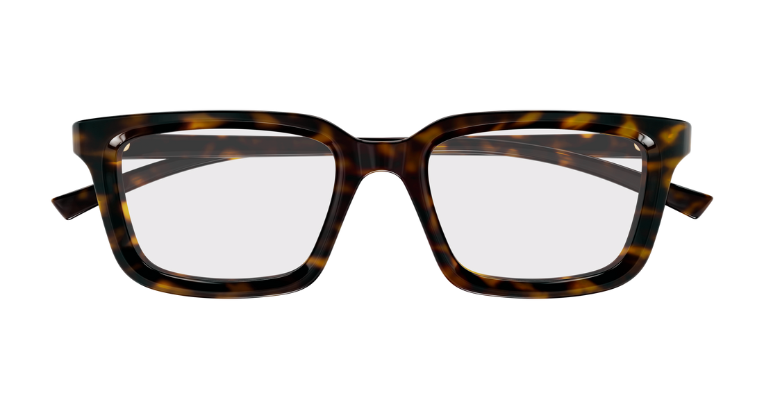 Brillen gucci gg1947o 002 havana rectangular / squared masculino größe 51mm - Detailansicht