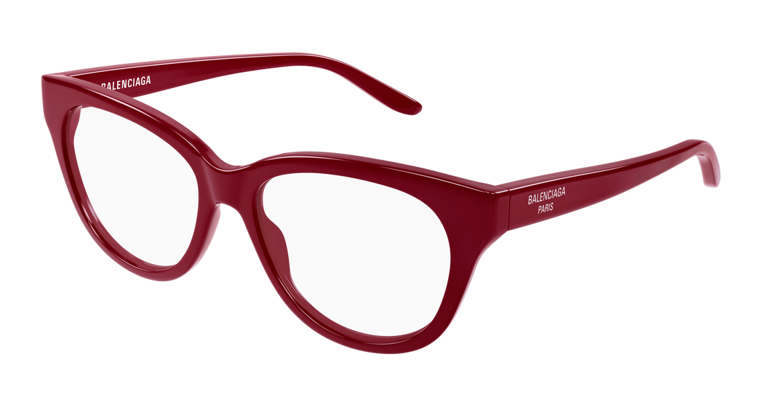 Gafas graduadas balenciaga bb0441o 005 burdeos butterfly femenino talla 53mm - Vista principal