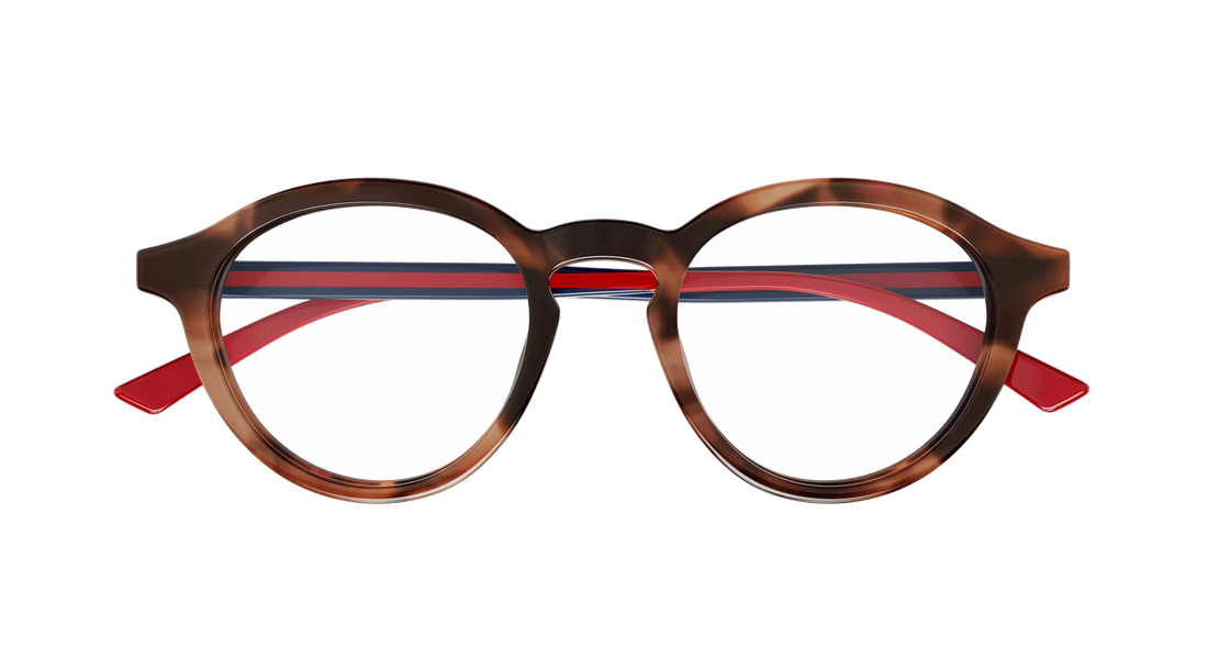 Occhiali da vista gucci gg1871o 003 havana round masculino taglia 49mm - Vista dettagliata