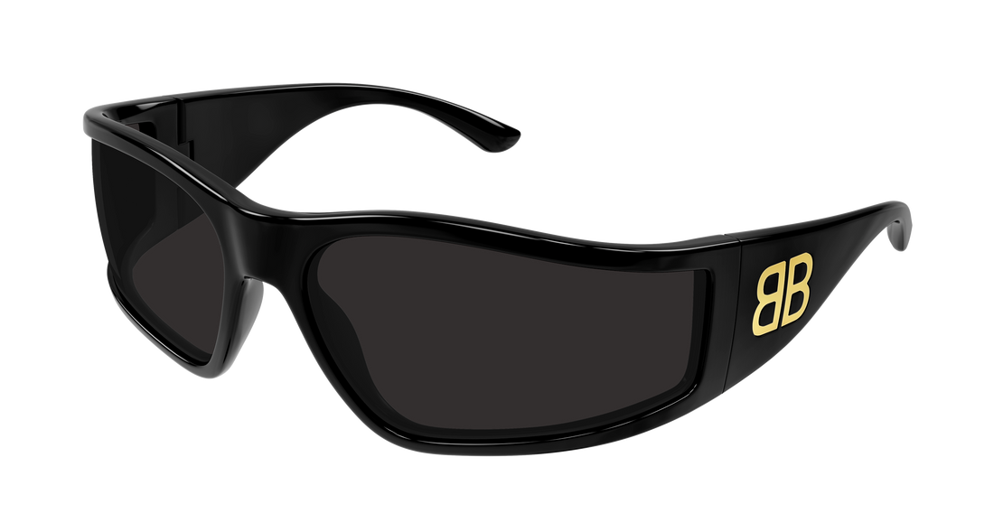 Lunettes de soleil balenciaga bb0457s 001 negro mask unisex taille 74mm - Vue principale