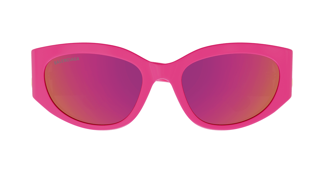 Sunglasses balenciaga bb0324sk 010 rosa round femenino size 55mm - Detailed view
