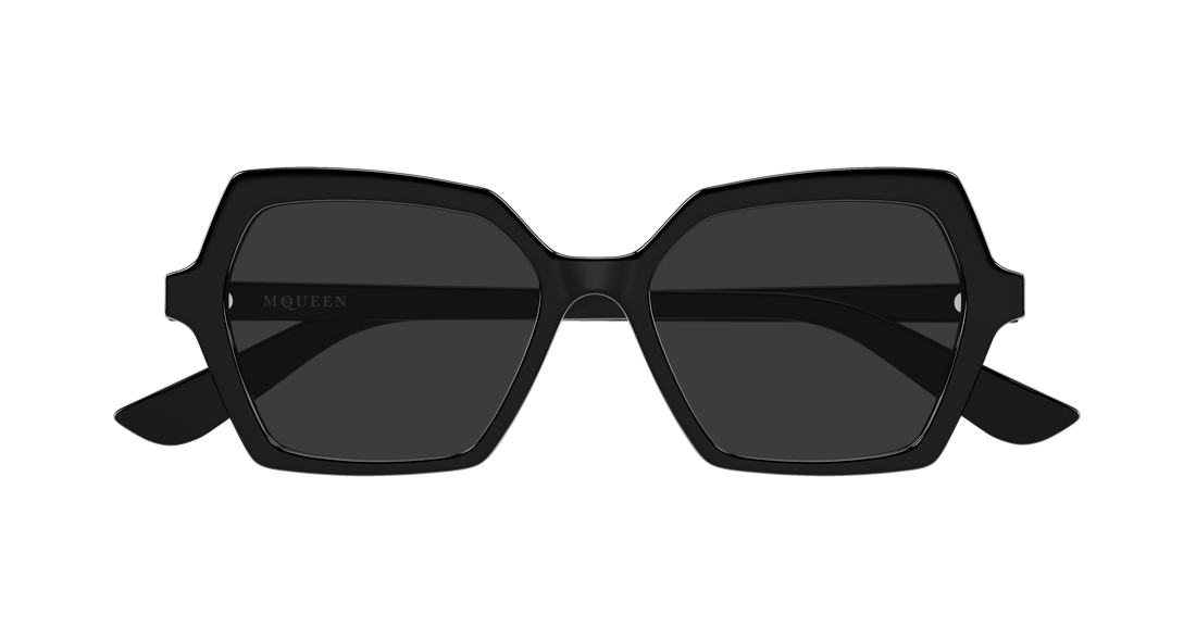 Sonnenbrillen alexander mcqueen am0537s 001 negro geometric femenino größe 54mm - Detailansicht