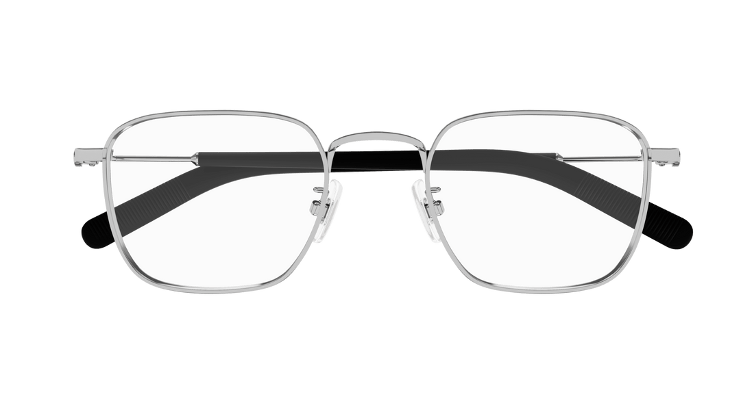 Occhiali da vista montblanc mb0389o 007 rutenio square masculino taglia 52mm - Vista dettagliata