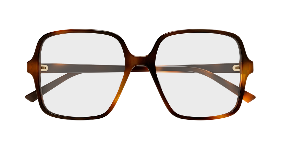 Occhiali da vista gucci gg1994o 002 havana rectangular / squared femenino taglia 53mm - Vista dettagliata