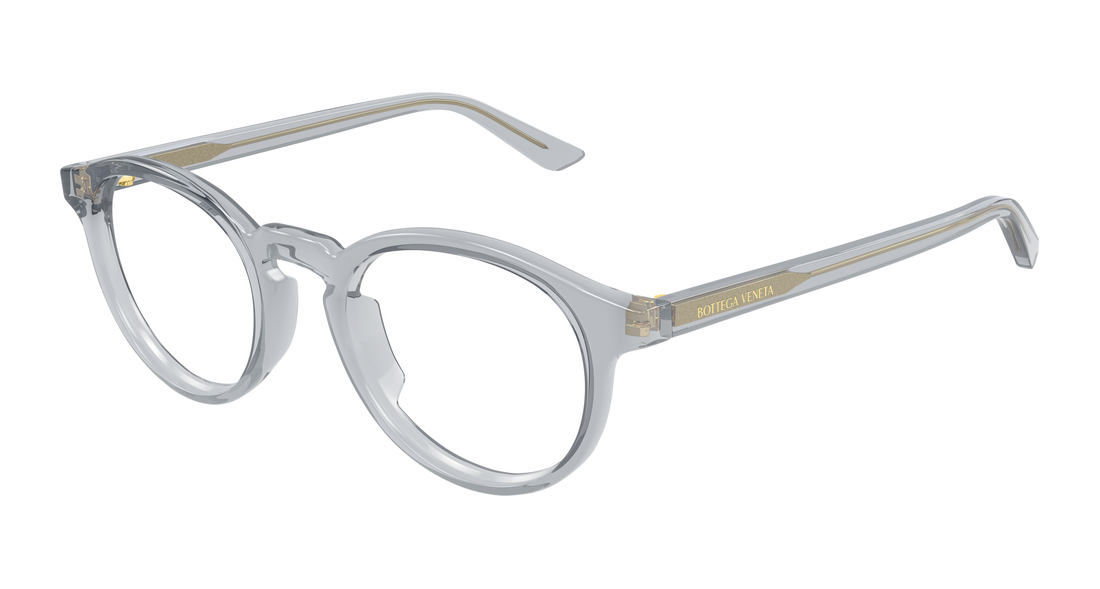 Gafas graduadas bottega veneta bv1420o 005 azul round/oval/panthos masculino talla 50mm - Vista principal