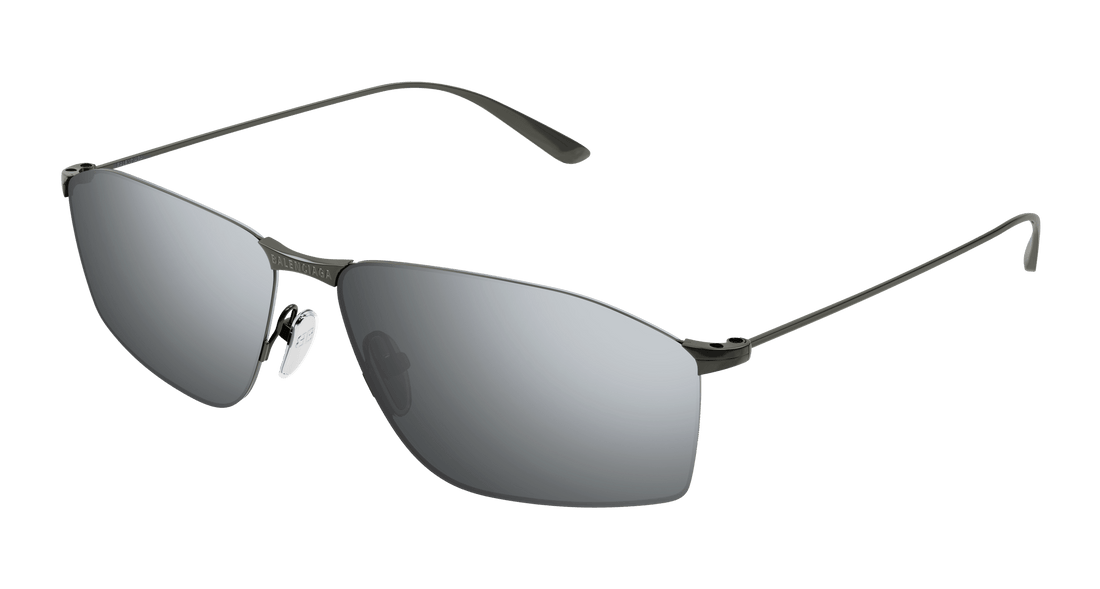Sunglasses balenciaga bb0413s 004 rutenio square masculino size 62mm - Main view