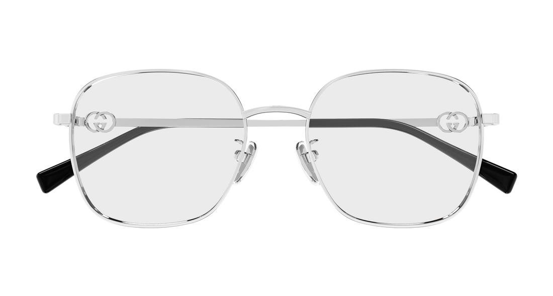 Occhiali da vista gucci gg2006oa 002 plateado round/oval/panthos femenino taglia 53mm - Vista dettagliata