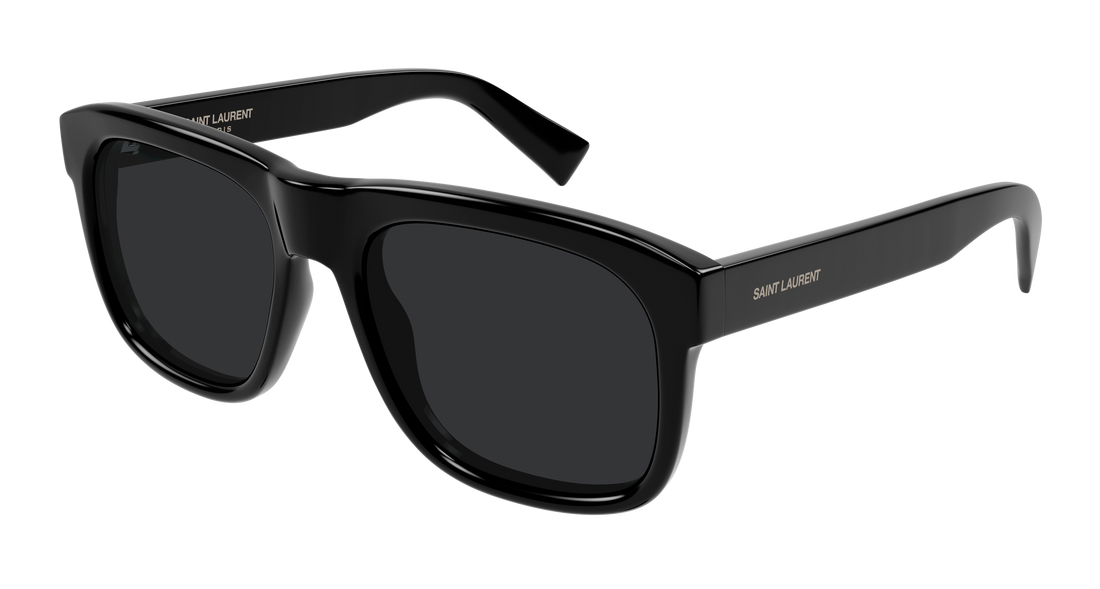 Óculos de sol saint laurent sl 558 010 negro square masculino tamanho 57mm - Vista principal