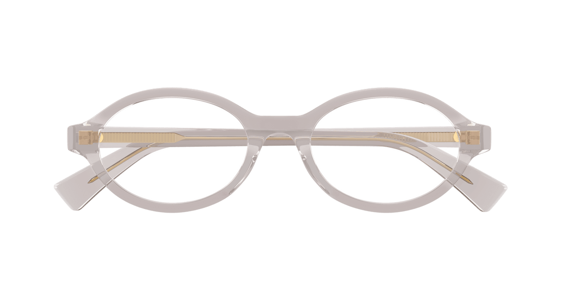 Gafas graduadas bottega veneta bv1367o 004 gris round femenino talla 50mm - Vista de detalle