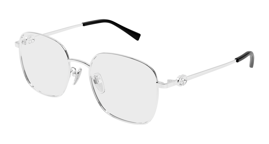 Occhiali da vista gucci gg2006oa 002 plateado round/oval/panthos femenino taglia 53mm - Vista principale