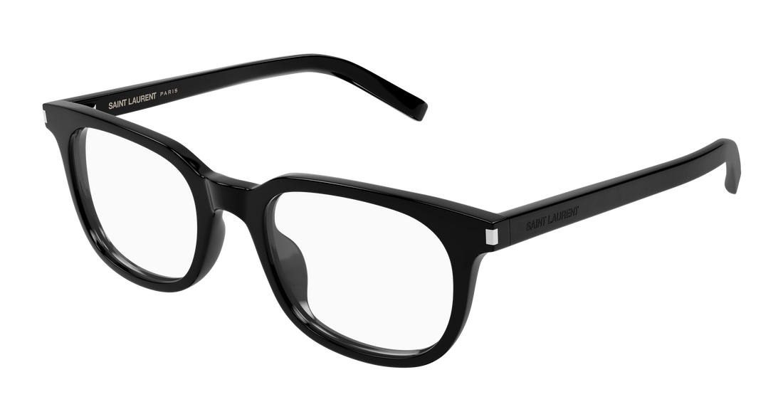 Óculos graduados saint laurent sl 840 001 negro round/oval/panthos unisex tamanho 51mm - Vista principal