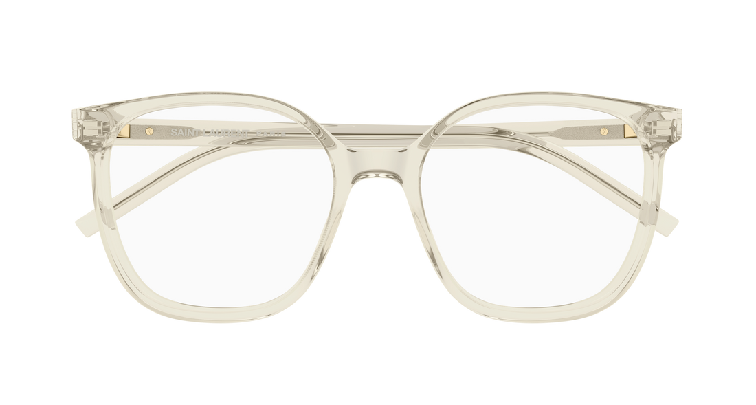 Brillen saint laurent sl m155 004 amarillo cat eye femenino größe 55mm - Detailansicht