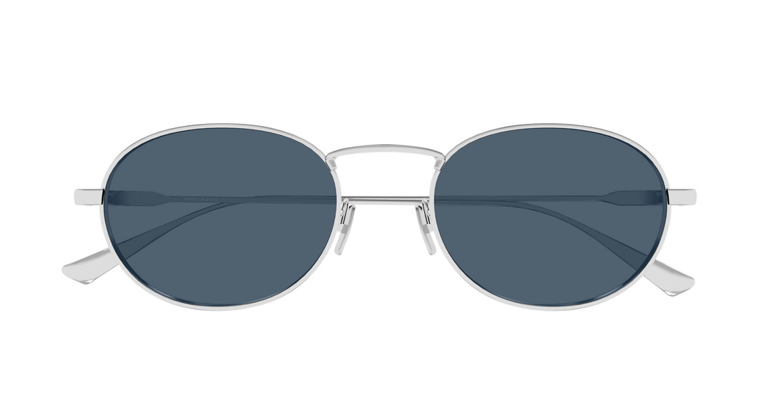 Óculos de sol saint laurent sl 799 005 plateado round/oval/panthos masculino tamanho 52mm - Vista de detalhe