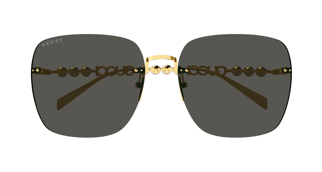 Sunglasses gucci gg1923sa 001 dorado square femenino size 63mm - Detailed view