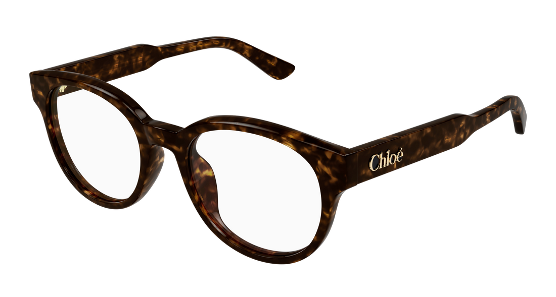 Dioptrijske naočale chloé ch0343oa 002 havana round/oval/panthos femenino veličina 52mm - Glavni prikaz