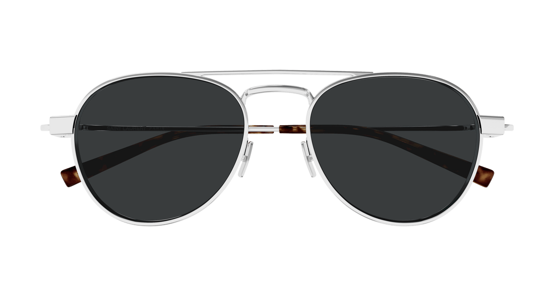 Sonnenbrillen saint laurent sl 708 002 plateado round masculino größe 54mm - Detailansicht