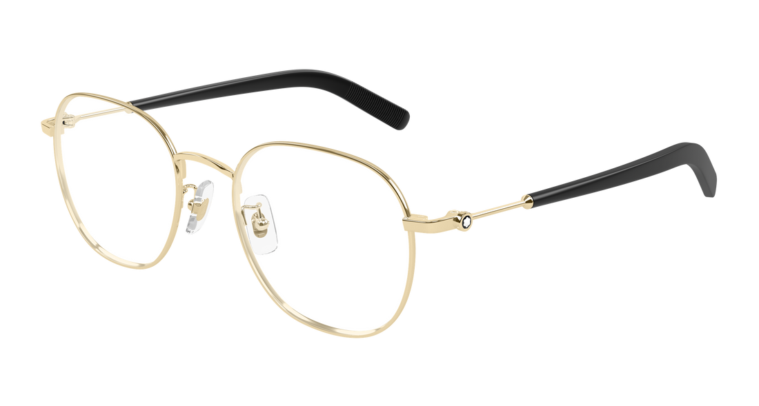 Occhiali da vista montblanc mb0425oa 001 dorado rectangular / squared masculino taglia 52mm - Vista principale