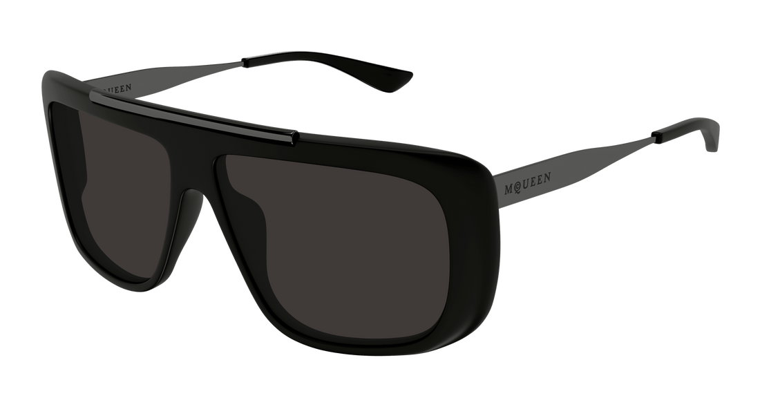 Occhiali da sole alexander mcqueen am0492s 002 negro pilot unisex taglia 60mm - Vista principale