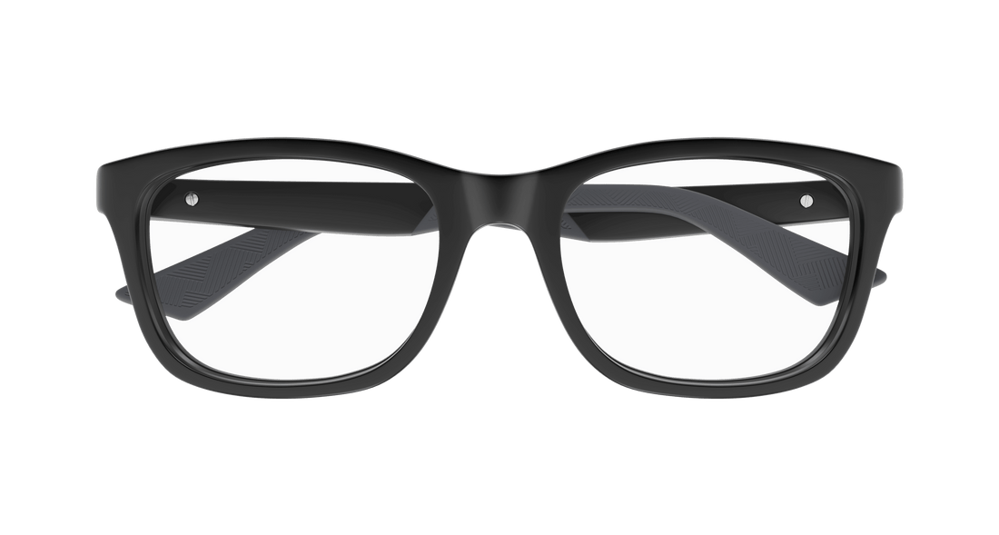 Occhiali da vista montblanc mb0401o 002 negro square masculino taglia 55mm - Vista dettagliata