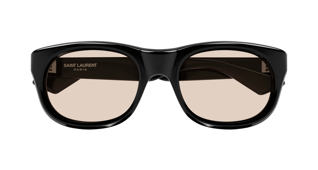 Óculos de sol saint laurent sl 815 006 negro square femenino tamanho 1mm - Vista de detalhe